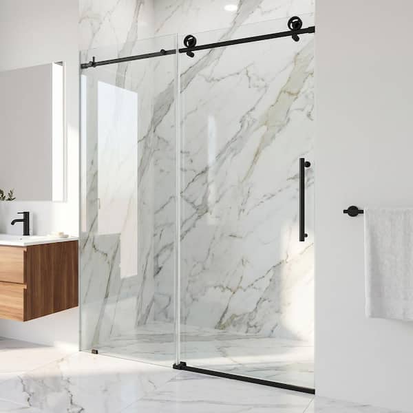 VIGO Elan Cass Aerodynamic 56 to 60 in. W x 76 in. H Frameless