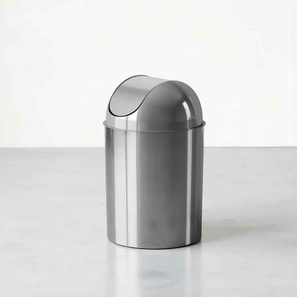 Mezzo Trash Can - Small, Rust Proof Wastebasket