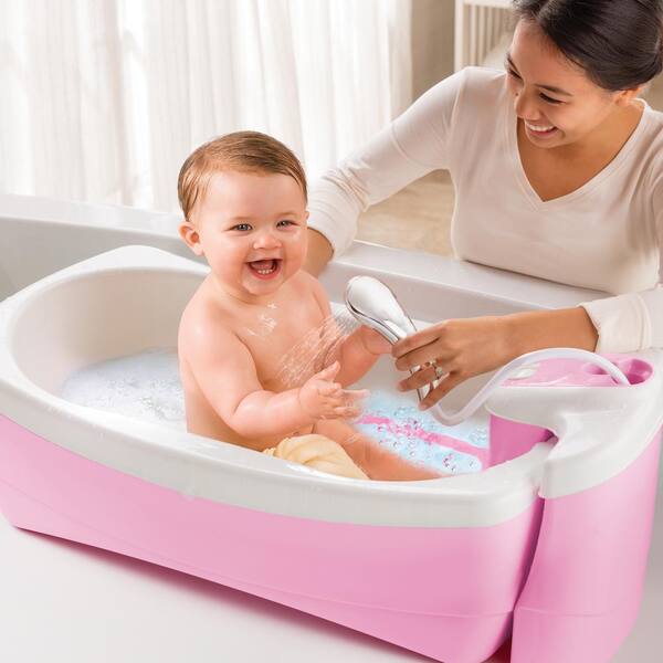 Summer Infant Lil Luxuries Whirlpool Bubbling Spa and Shower 18930 - The  Home Depot