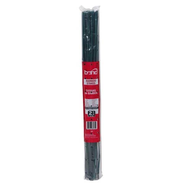 Bond Manufacturing 2 ft. Packaged Bamboo Stakes (25-Pieces per Pack)