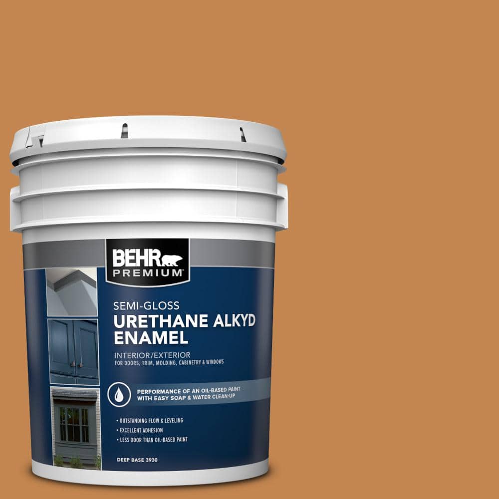 5 gal. #PPU4-03 Butter Rum Urethane Alkyd Semi-Gloss Enamel Interior/Exterior Paint price history on PriceWatchPro