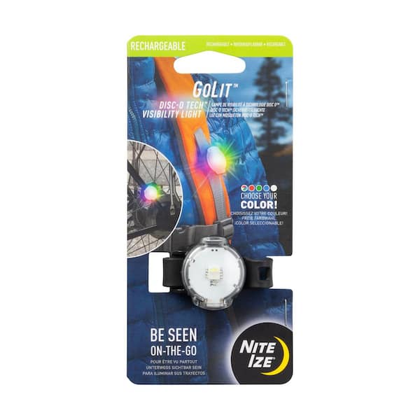 Nite Ize Go Lit Rechargeable Visibility Light - Disc-O Tech