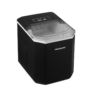 26 lbs. Portable Ice Maker in Black