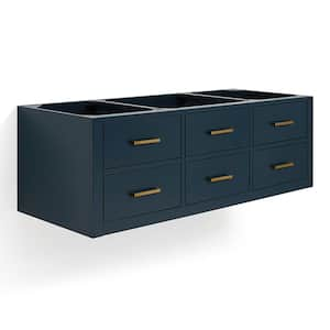 Hutton 54 in. W x 22 in. D x 18 in. H Bath Vanity Cabinet without Top in Midnight Blue