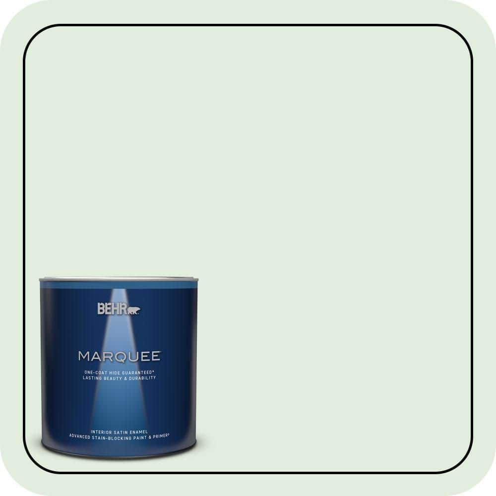 1 qt. #M400-1 Establish Mint Satin Enamel Interior Paint & Primer price history on PriceWatchPro