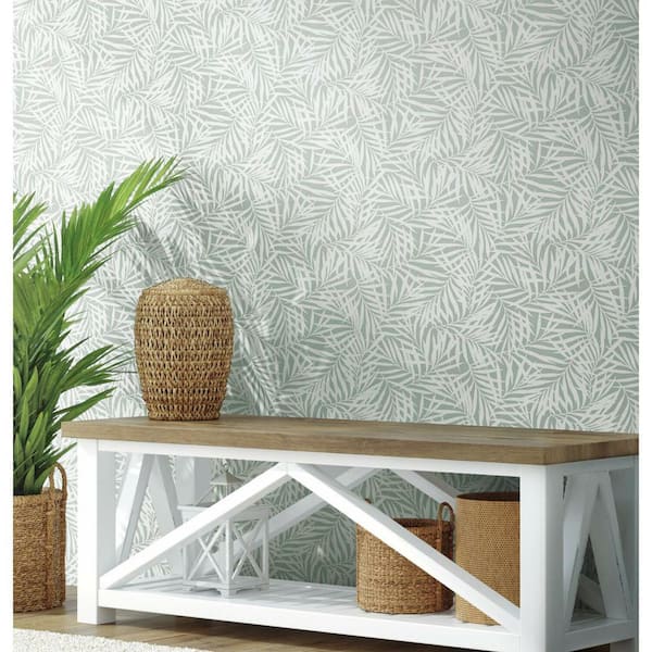 60.75 sq. ft. Oahu Fronds Wallpaper