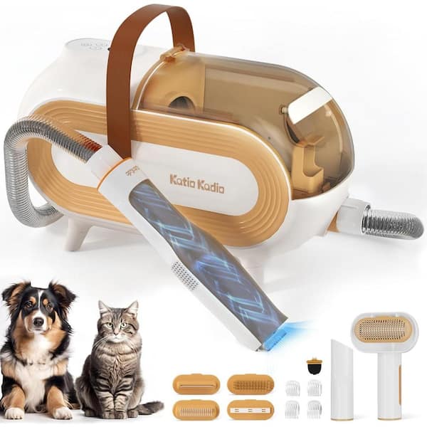 Clihome Pet Grooming Kit Low Noise Dog Grooming Vacuum Hair