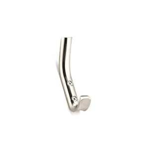 4-3/8 in. (111 mm) Brushed Nickel Contemporary Wall Mount Hook