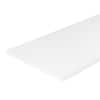 Everbilt 36 in. W x 12 in. D White Laminate Solid Wall Shelf DS-SHF3612 ...