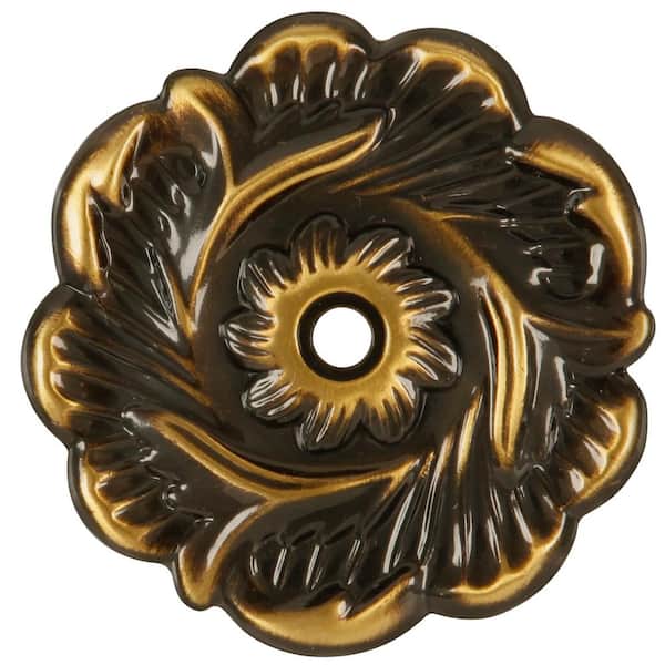 Hickory Hardware Southwest Lodge Blackened Brass Medallion 1 1/4 Cabi