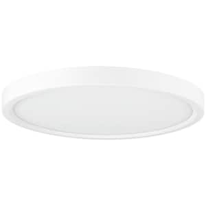 9 in. White Selectable CCT Dimmable Flush Mount Integrated LED Light Fixture (1-Pack)