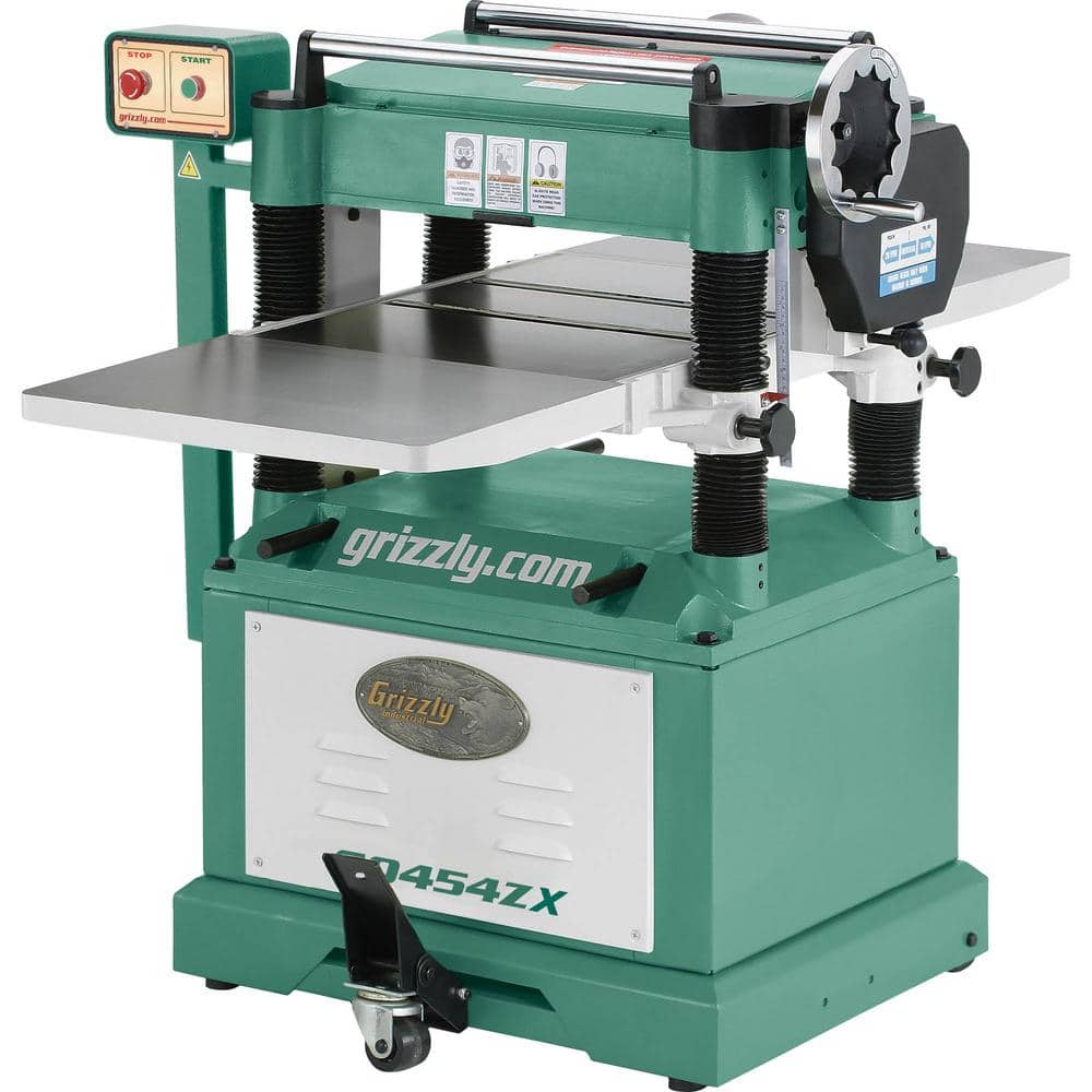 Grizzly Industrial 20 in. Planer with Spiral Cutterhead, Green -  G0454ZX