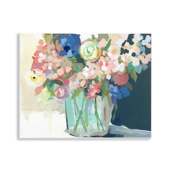 Stupell Industries Impressionist Flower Bouquet by Jenny Westenhofer Unframed Nature Graphic Art Print 11 in. x 14 in.