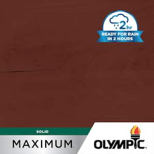 Maximum 1 gal.SC-1052 Deep Redwood Solid Color Exterior Stain and Sealer in One