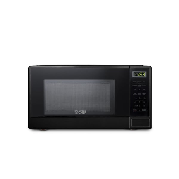 Commercial CHEF 1.1 cu. ft. Countertop Microwave Black
