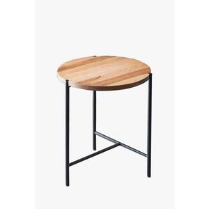 Ore 21 5 In Dark Marnee Faux Marbelized Granite Side End Table Ts 511 The Home Depot
