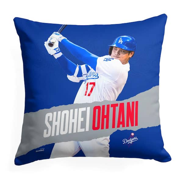 THE NORTHWEST GROUP MLB Dodgers Shohei Ohtani Printed Throw  Multi-Color Pillow Accent Pillow