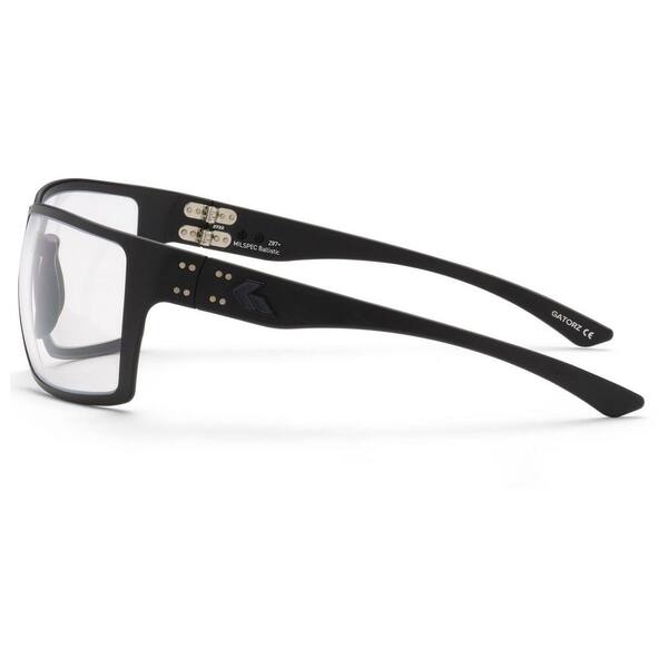 GATORZ Marauder Black Frame Anti-Fog Coating Clear Lenses MIL SPEC