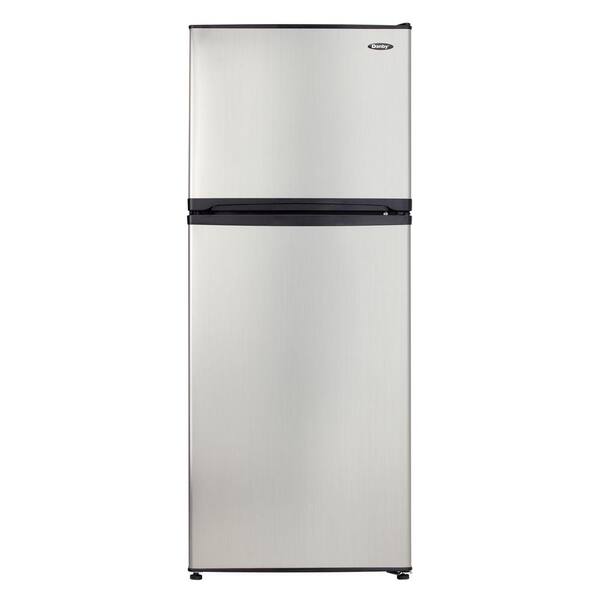 Danby 10 cu. ft. Top Freezer Refrigerator in Spotless Steel, Counter Depth-DISCONTINUED