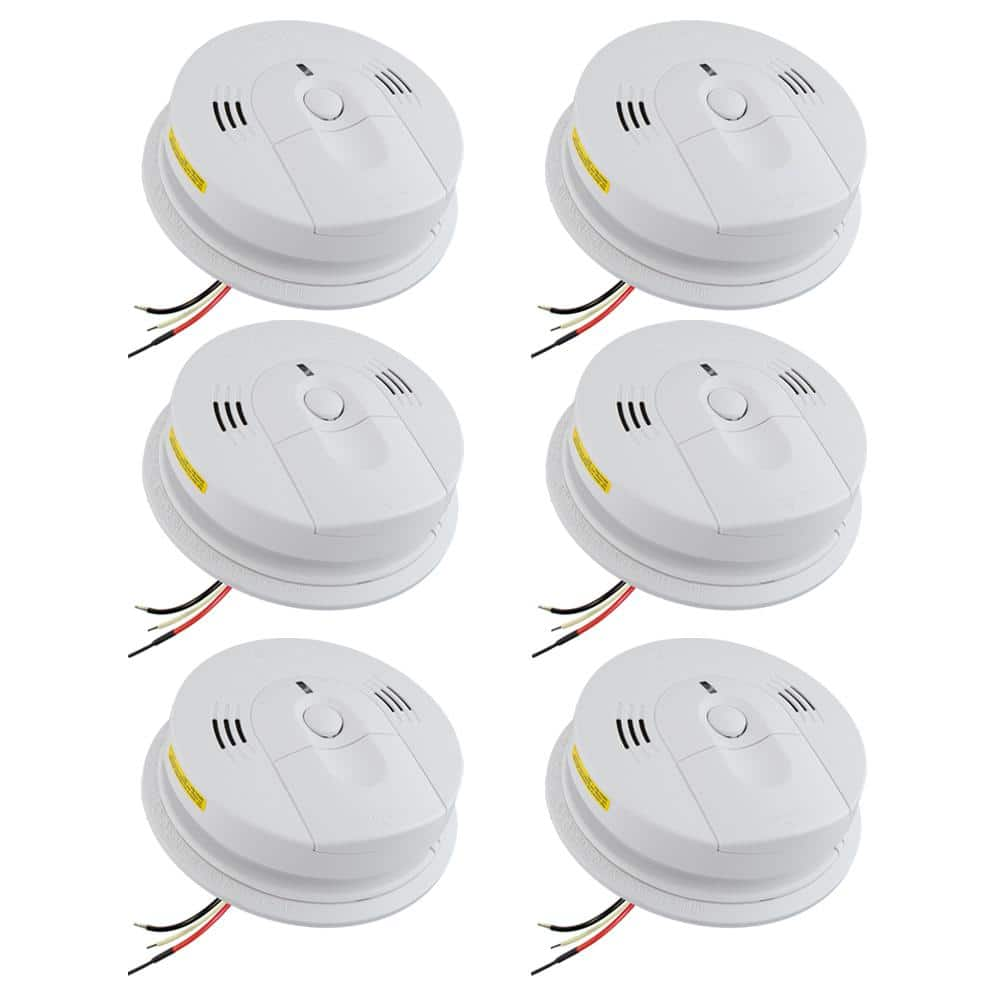 Kidde Hardwire Smoke and Carbon Monoxide Combination Detector with AA ...