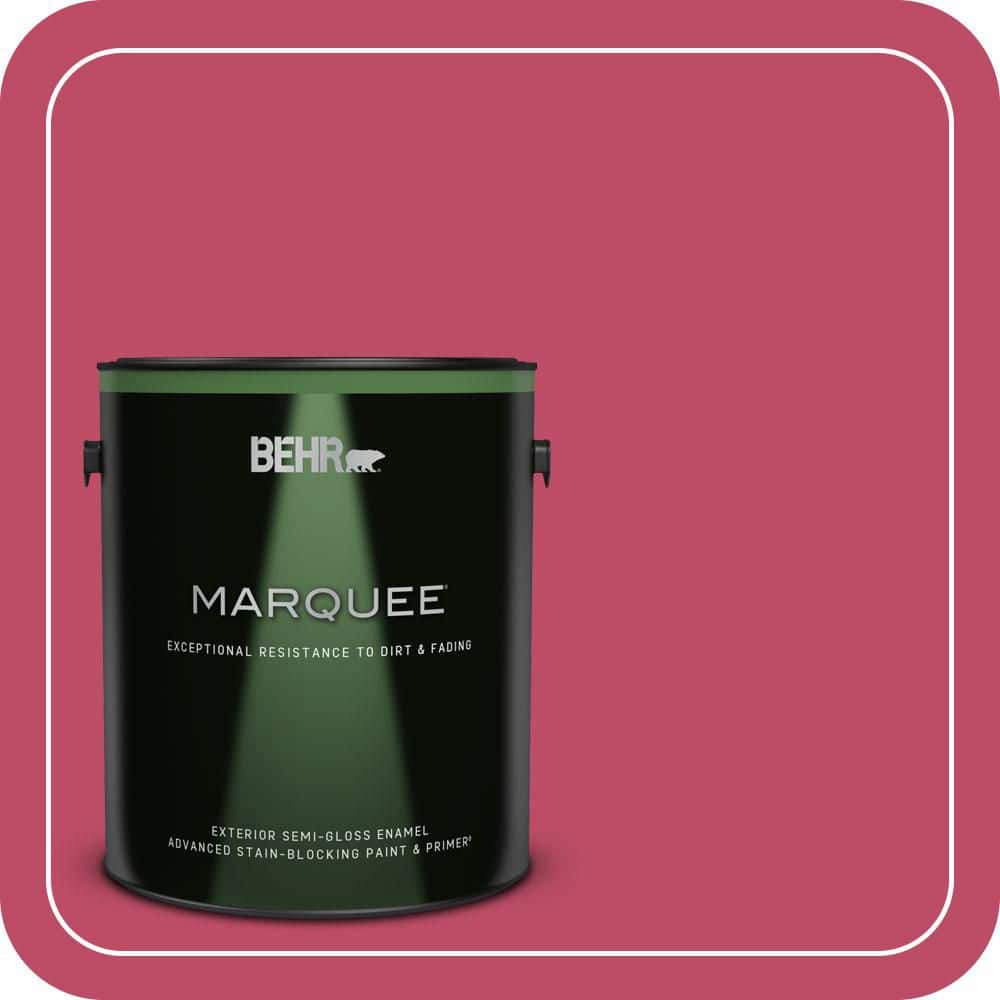 1 gal. #S-G-110 Orchid Rose Semi-Gloss Enamel Exterior Paint & Primer product image for price tracking