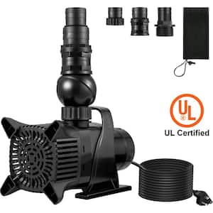 Sunnydaze Decor 120 GPH Submersible Water Fountain Pump for Indoor or  Outdoor Use with 2 Nozzles JR-450 - The Home Depot