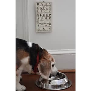 Dog Philosophy Faux Marble Wall Plaque