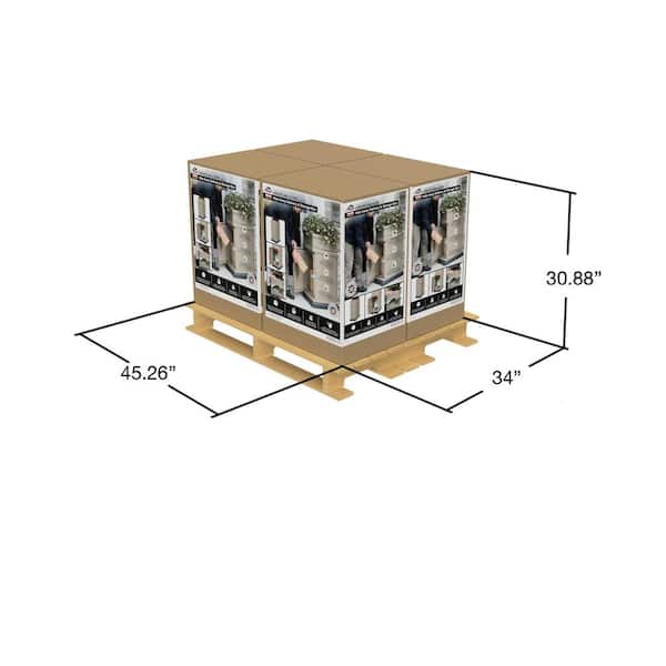 RTS Home Accents ParcelWirx Graphite Horizontal Lockable Package Delivery  Box 550200500A7981 - The Home Depot