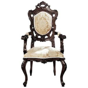 Toulon French Rococo Walnut Mahogany Arm Chair