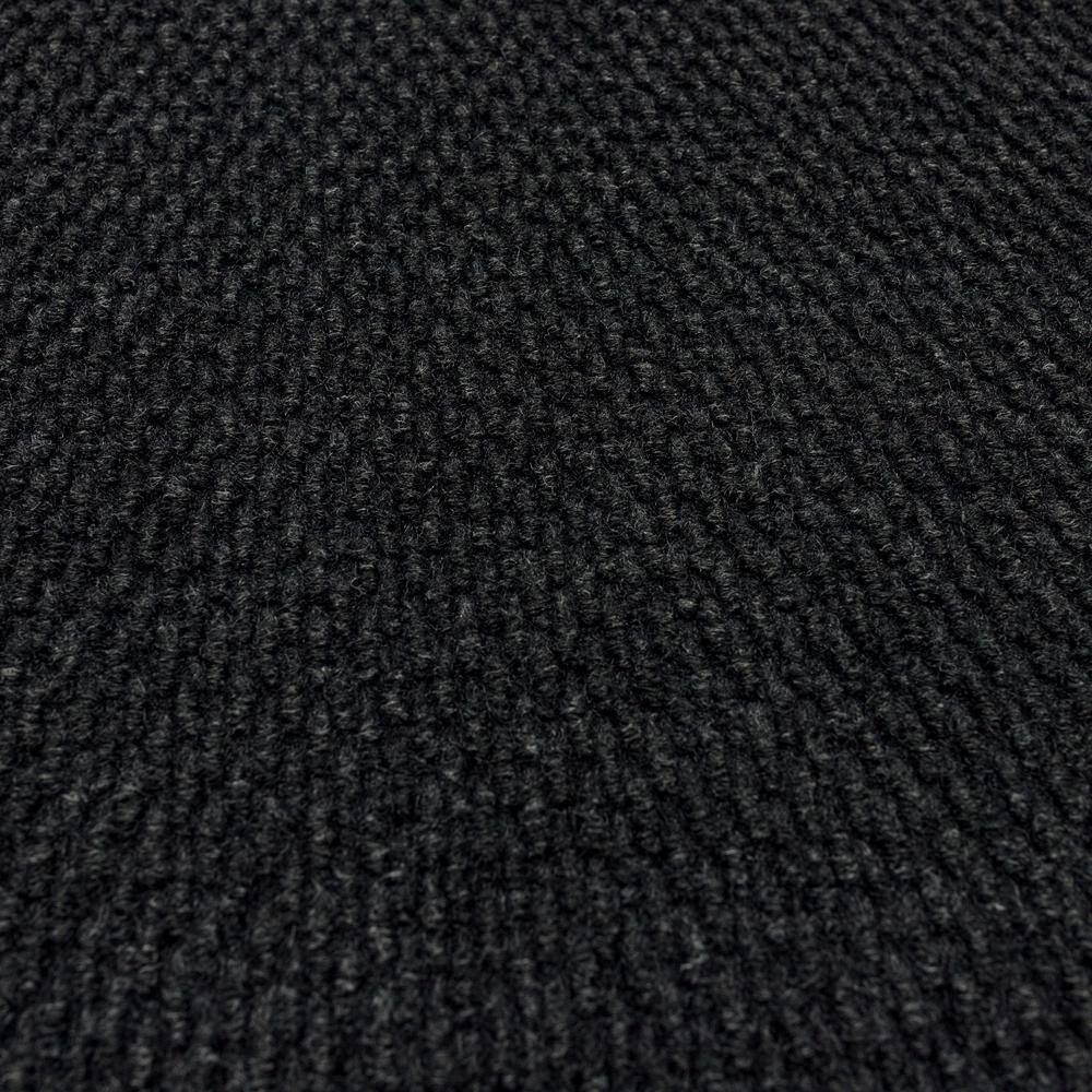 24" Charcoal Polyester Peel and Stick Carpet Tiles - Pack of 10