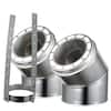 PelletVent 4 in. x 24 in. Double-Wall Chimney Stove Pipe