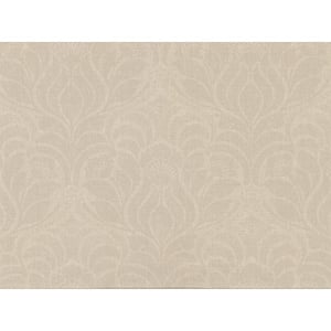 Warner Textures 2830-2769 Arya Light Brown Fabric Texture Wallpaper