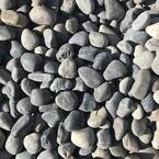 0.90 cu. ft. 75 lbs. 3/4 in. to 2 in. Small Black Mexican Beach Pebble (40-Bag Contractor Pallet)