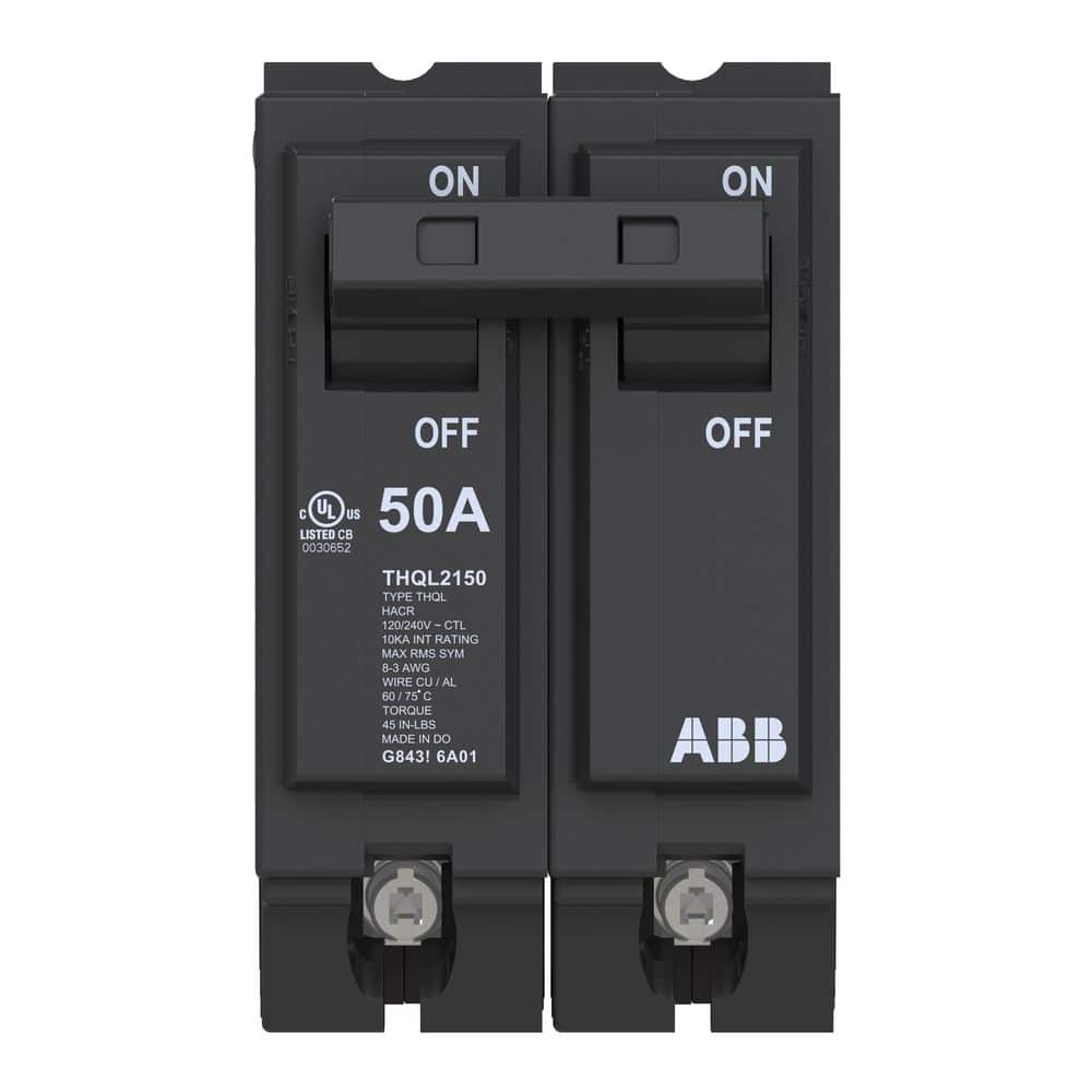 50 Amp 1 in. Double-Pole Circuit Breaker (THQL2150A) price history on PriceWatchPro