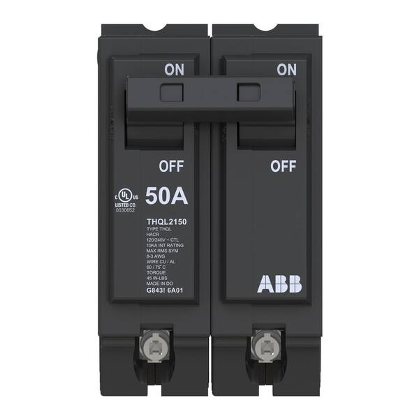 SIEMENS Q250H 50-Amp Double Pole Circuit Breaker - 240V 22kA Type QPH For Home Electrical Protection