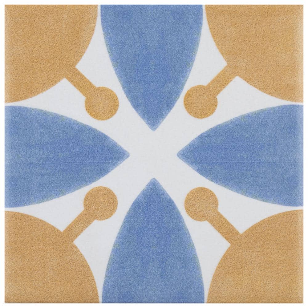 Reviews for Merola Tile Revival Mini Leaf 4 in. x 4 in. Ceramic Floor