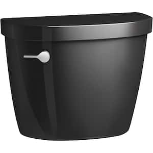 Cimarron 1.28 GPF Single Flush Toilet Tank Only with Gravity Fed Technology in Black