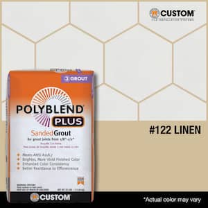 Polyblend Plus #122 Linen 25 lb. Sanded Grout