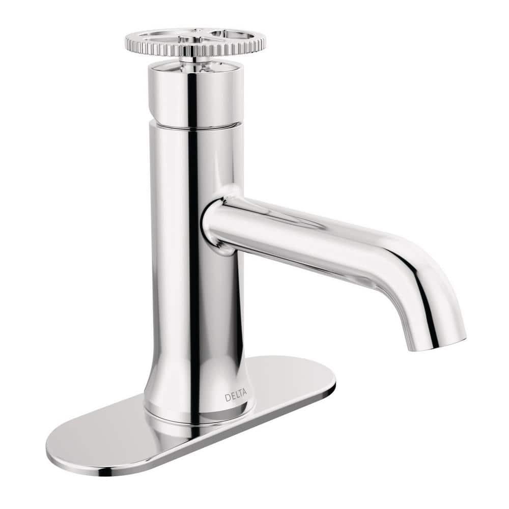 Sleek European Inspired Chrome Single Hole Bathroom Faucet