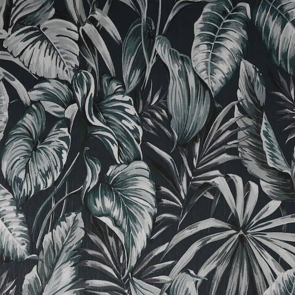 Superfresco Easy Leaves Exotique Dark Green Wallpaper Sample