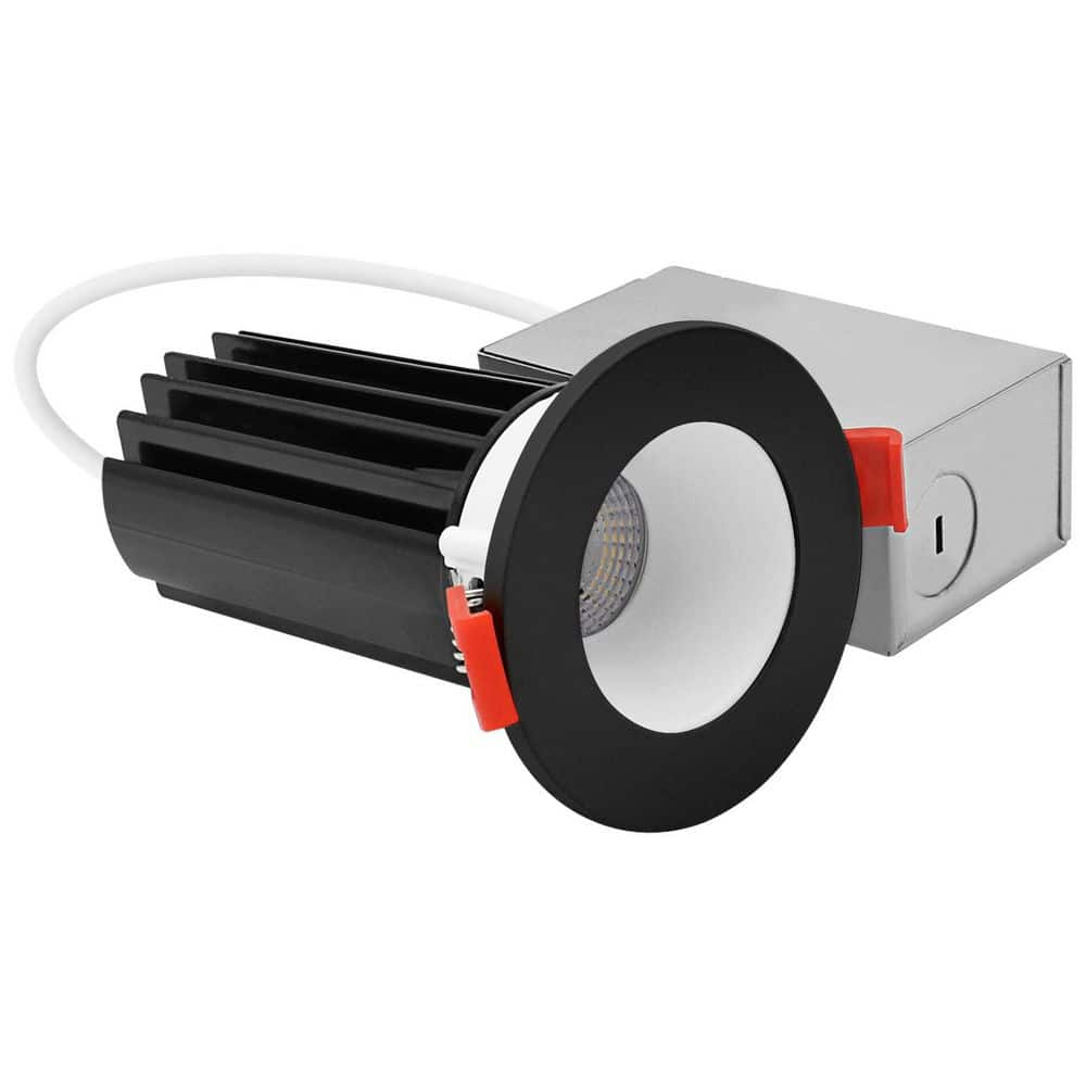 2 In. Integrated LED Recessed Canless Light with Black Interchangeable Trim, 5CCT, 1000LM, 15W, CRI80, Dimmable price history on PriceWatchPro