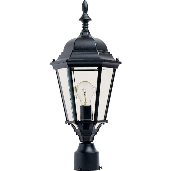 Maxim Lighting Westlake 1-Light Black Outdoor Pole/Post Mount