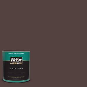 1 qt. #BNC-21 Double Espresso Semi-Gloss Enamel Exterior Paint & Primer