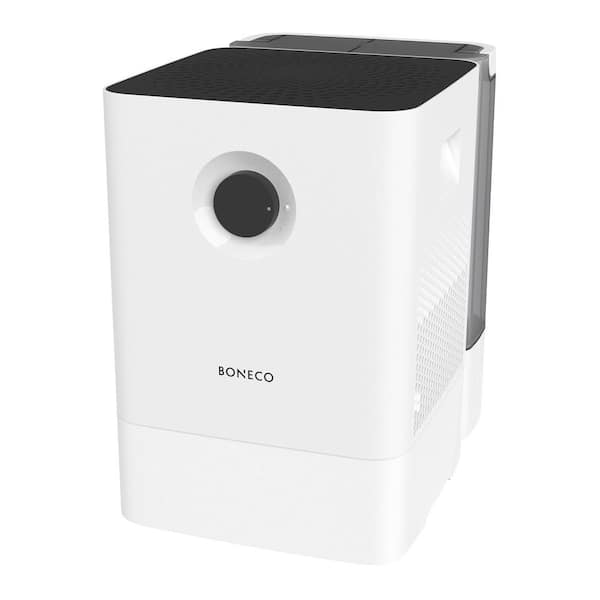 BONECO 2 in 1 Whisper Quiet Console Humidifier Air Washer with Auto Shut Off, White