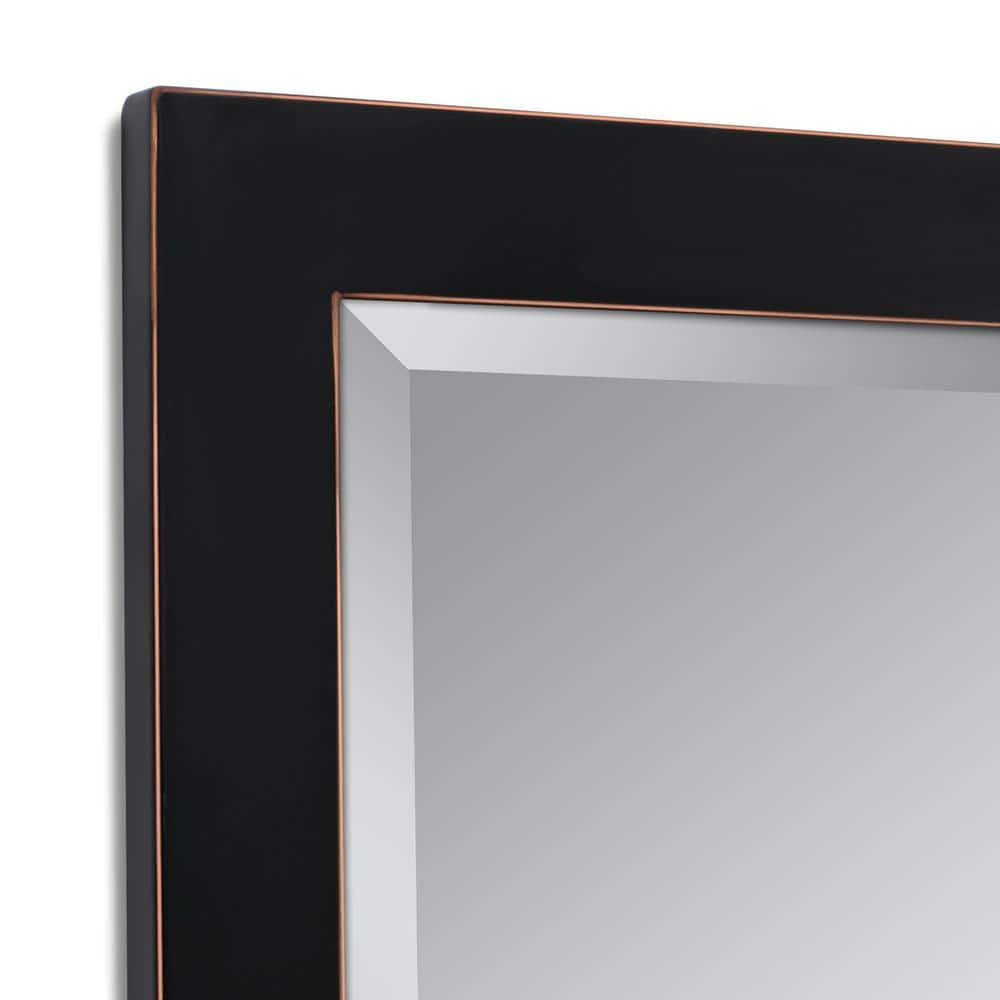 Elegant Bronze Rectangular Bathroom Vanity Mirror