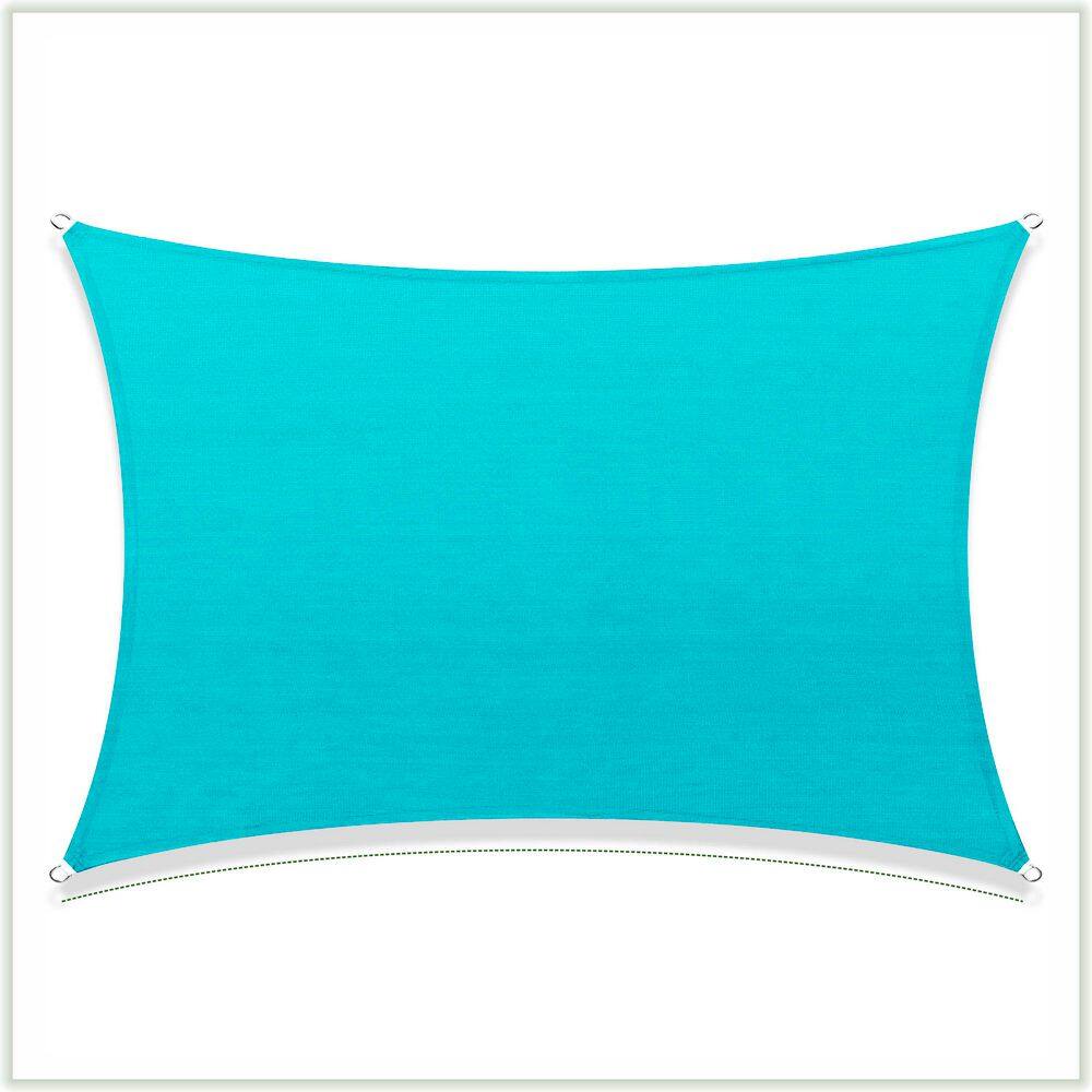 Sun Shade Sail Rectangle 16 ft. x 20 ft. TF Blue with Winch Kit price history on PriceWatchPro