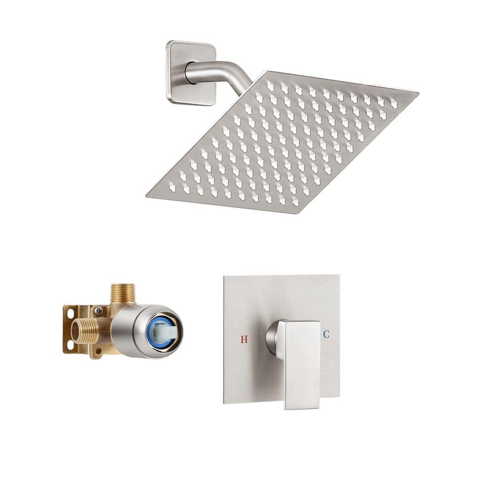 Single Handle 1-Spray Shower Faucet 1.75 GPM with Pressure Balance in Brushed Nickel price history on PriceWatchPro