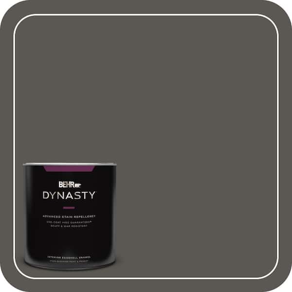 1 qt. #BXC-17 Dominant Gray Eggshell Enamel Interior Stain-Blocking Paint and Primer