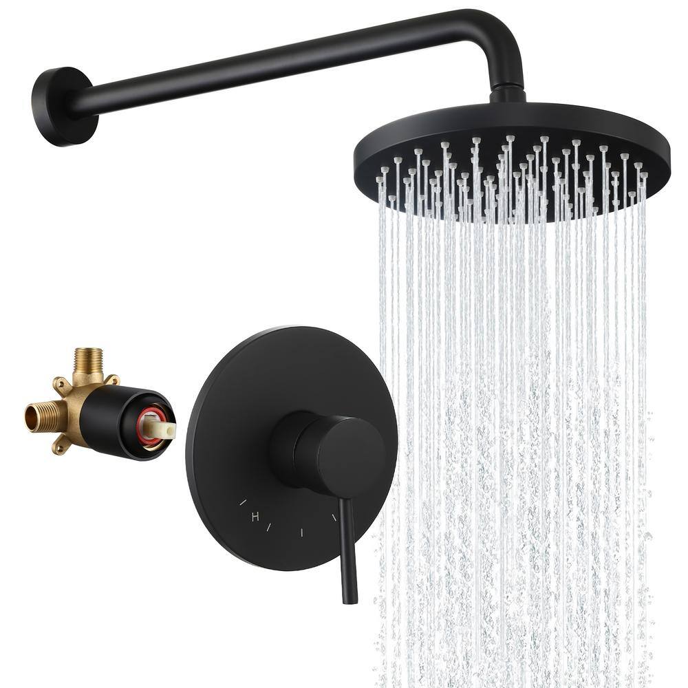 KES Shower Faucets Sets Complete 10 Inches Rain Shower Head with Handheld Spray 2024