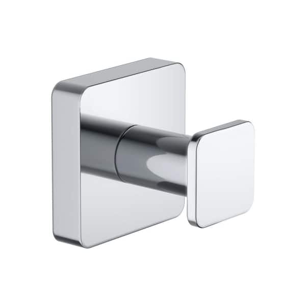 Bathroom Accessories Knob Robe/Towel Hook 1-Piece in Chrome